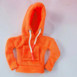 protection levier de vitesse sweat à capuche orange