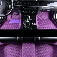 Car Floor Mats For Fiat 500 2008~2023 Hatchback Coupe Leather Rugs Car Carpet Floor Mats Cubre Pisos Para Autos Car Accessories