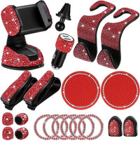 accessoires voiture féminin rouge