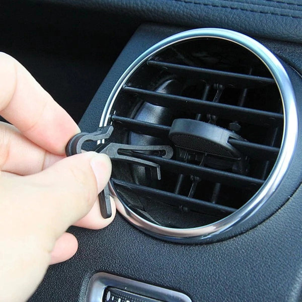 accroche ventilation pour vide poche auto