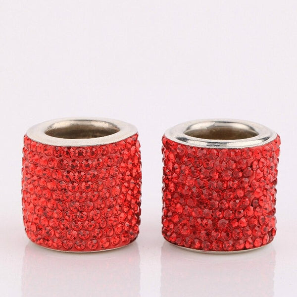 bague pour appui tête rouge