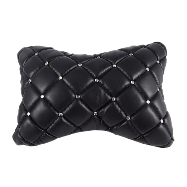 coussin de voiture noir avec strass