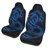 housse auto universelle motif dragon bleu