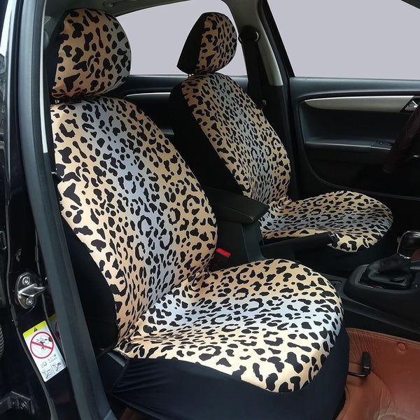 Leopard seat cover