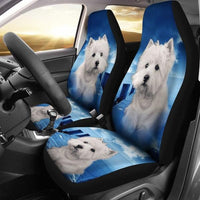 housse voiture universelle motif westie