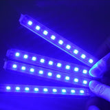 led voiture bleu