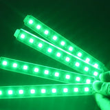 led voiture intérieur vert