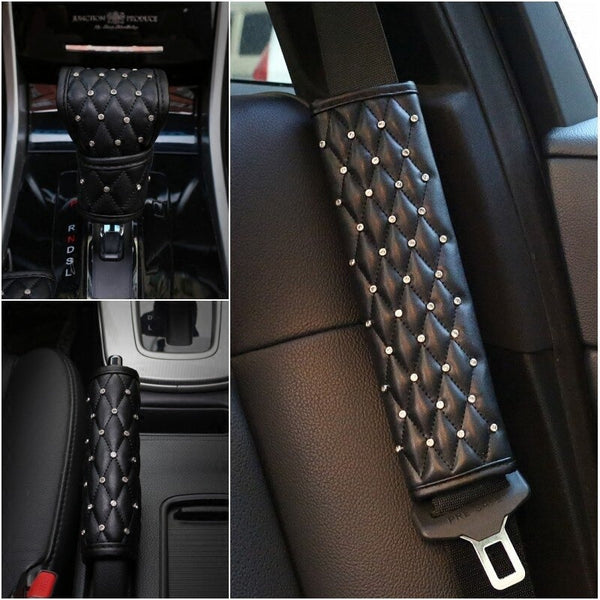 pack accessoires voiture cuir et diamant