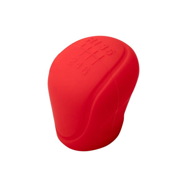 protection levier de vitesse silicone rouge