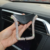 support smartphone voiture chic strass