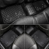 tapis voiture avant et arrière avec diamant